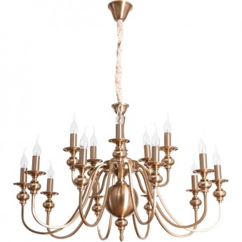 Люстра ARTE LAMP PASSONI A6097LM-15PB Люстра ARTE LAMP PASSONI A6097LM-15PB