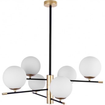 Люстра на штанге ARTE LAMP ARKAB A2225LM-6BK Люстра на штанге ARTE LAMP ARKAB A2225LM-6BK