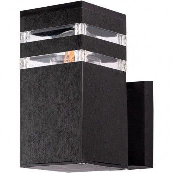 Уличный настенный светильник ARTE LAMP HADAR A4421AL-1BK Уличный настенный светильник ARTE LAMP HADAR A4421AL-1BK