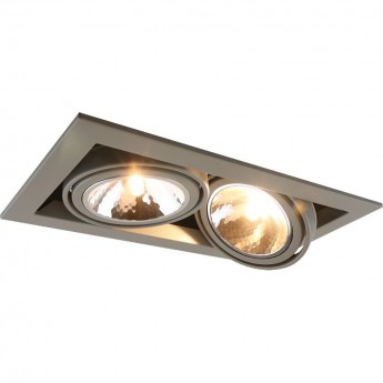 Встраиваемый светильник ARTE LAMP CARDANI SEMPLICE A5949PL-2GY Встраиваемый светильник ARTE LAMP CARDANI SEMPLICE A5949PL-2GY